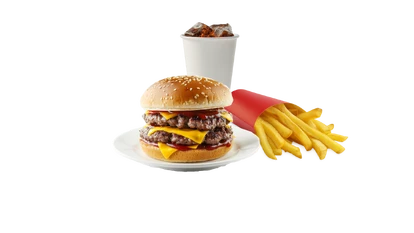 Double Beef Burger Menu