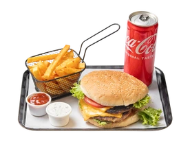 Double Beef Burger Menu
