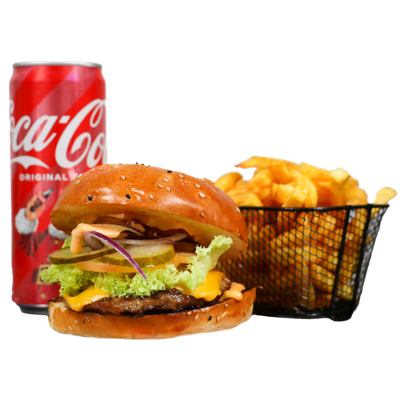 BBQ Burger Menü
