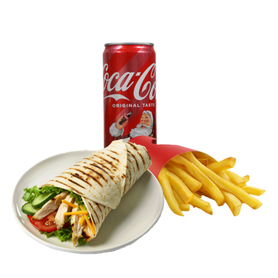 Chicken Wrap Menü